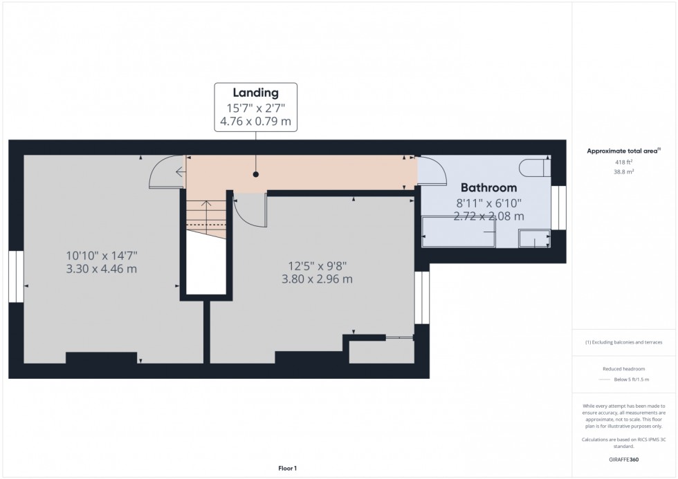 Floorplan for Heaton Street, Standish, Wigan, WN6 0DA