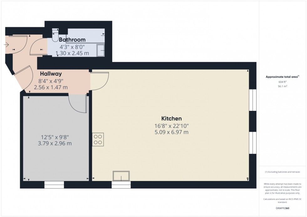 Floorplan for Beresford Road, Oxton, Wirral, CH43 1XQ